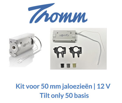 Kit voor 50 mm jaloezieën | 12 V | Tilt only 50 basis