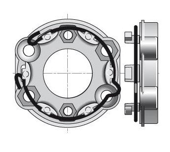 Universele motorsteun 60 serie