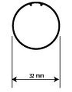 Adapterset voor Rollease 32 buis en Roll up 28 RTS motor